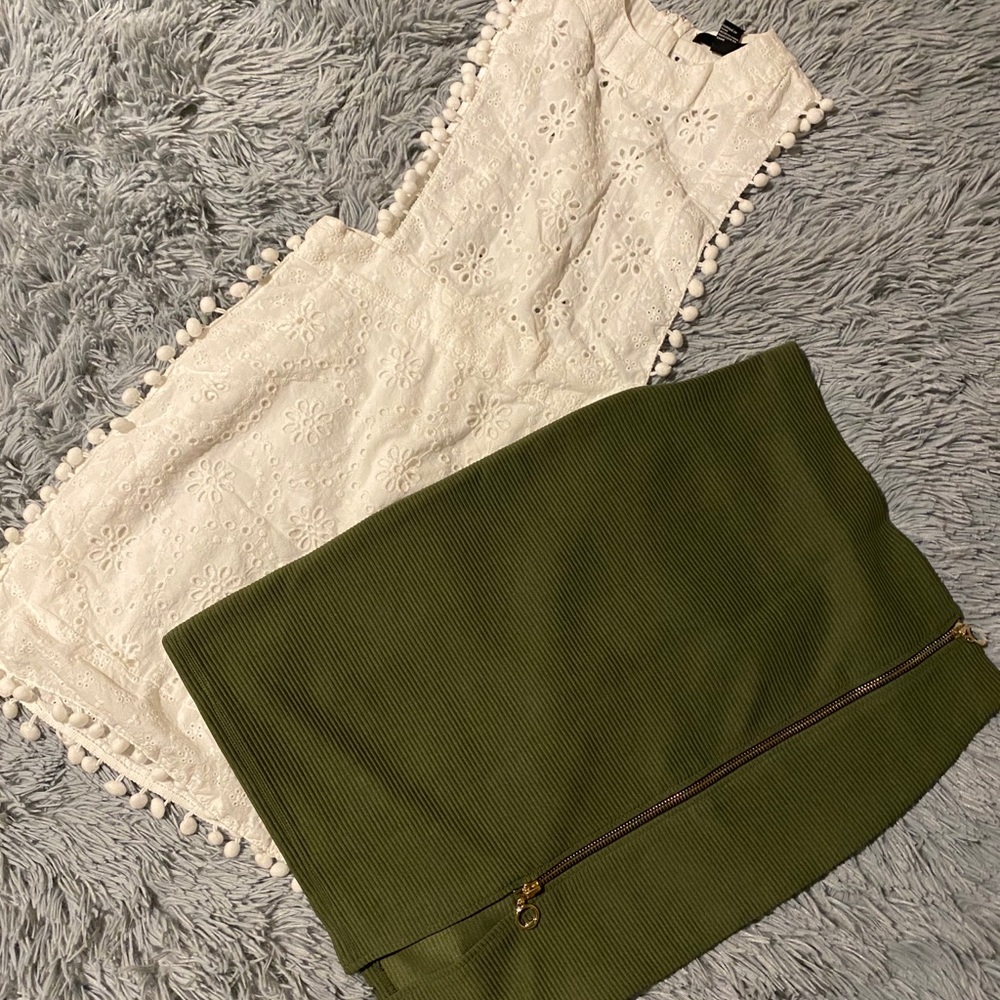 Both dress and skirt